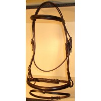 Bridle feita de couro para Horse-Ball